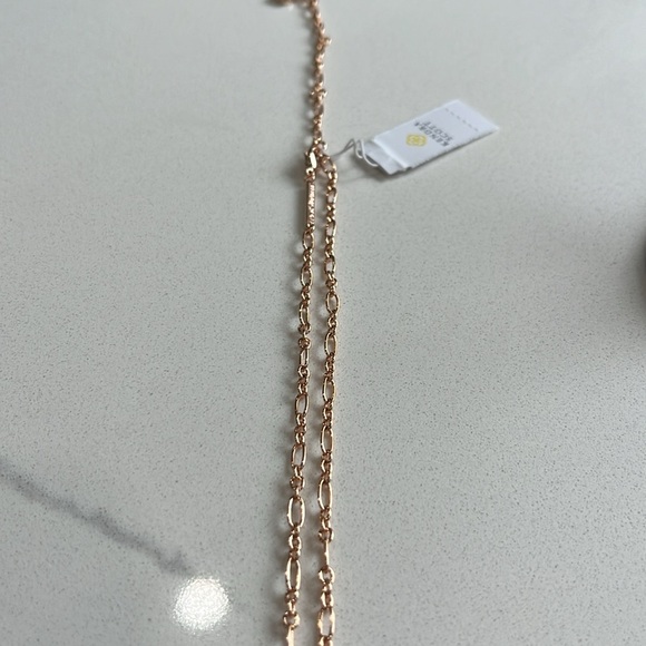 KENDRA SCOTT DIRA ROSE GOLD PLATED COIN PENDANT NECKLACE BRAND NEW - Picture 5 of 10